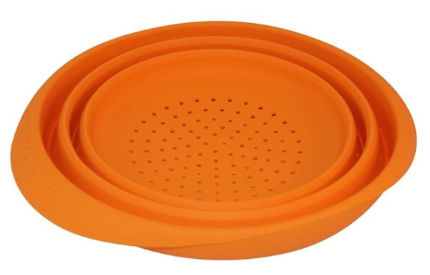 Orange Collapsible Colander